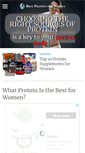 Mobile Screenshot of bestproteinwomen.com